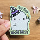 Hey Boo Hocus Focus Vinyl Sticker