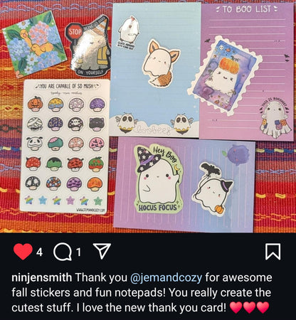 Boo Bees Notepad