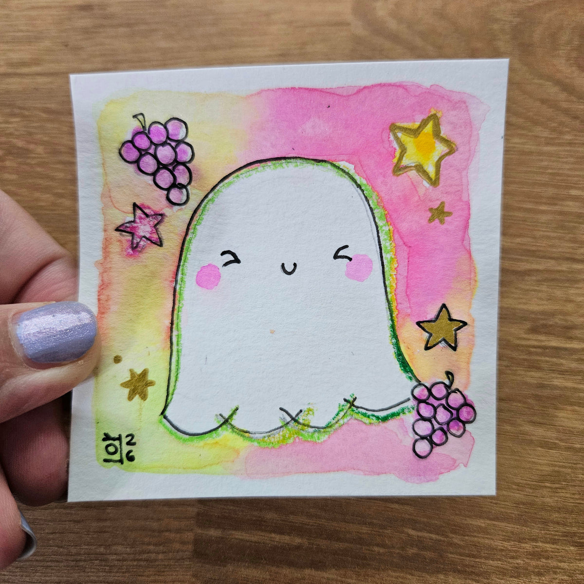Fruity Ghosts Original Art