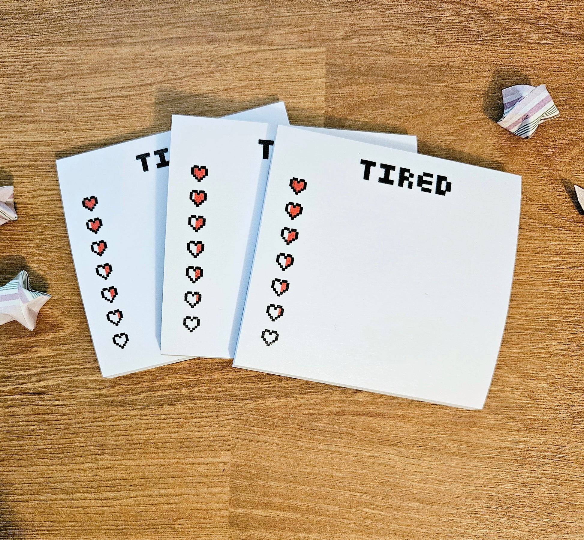 Tired Checklist Sticky Notes – Jem and Cozy