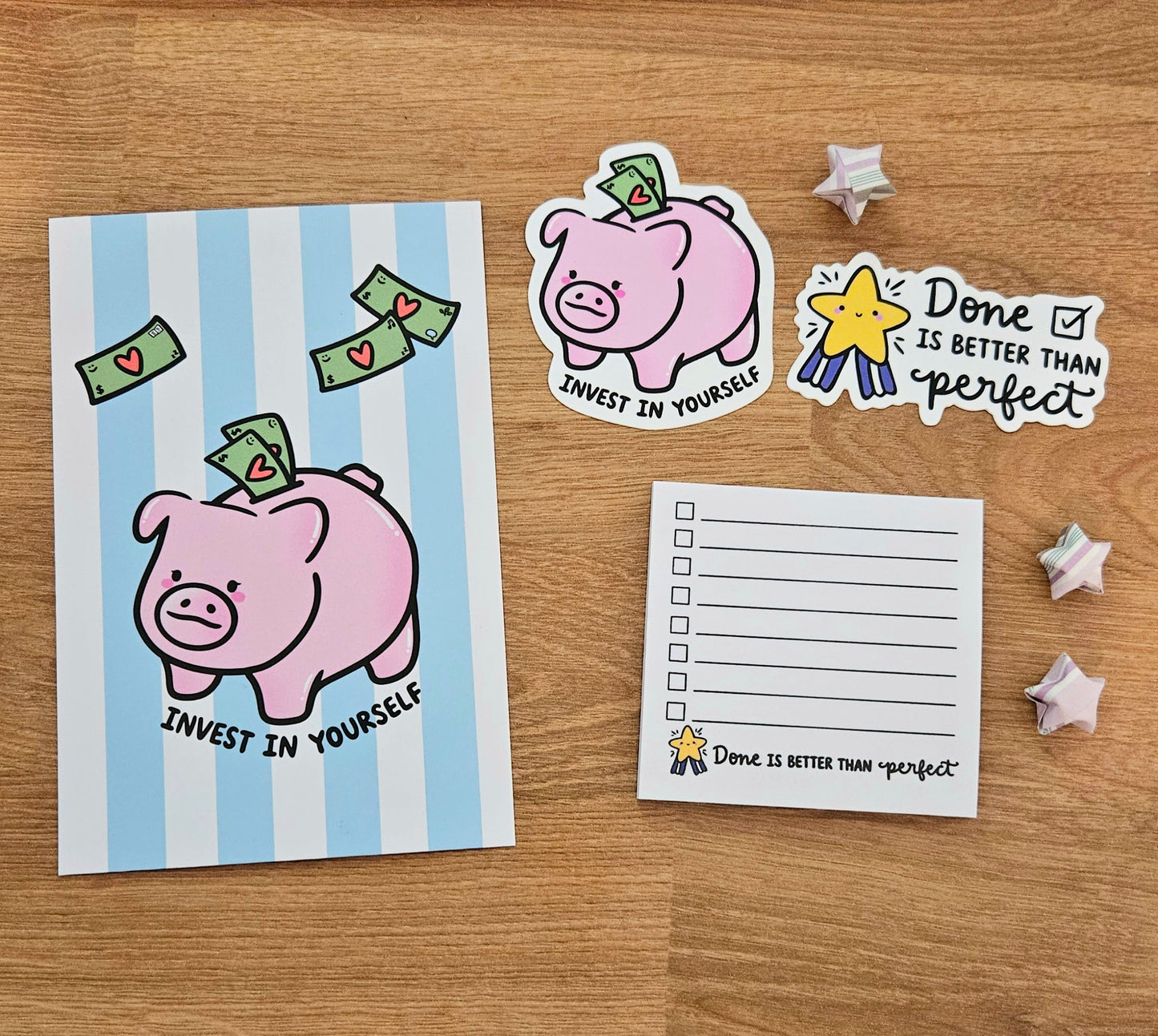 Done is Better Than Perfect Post Card Art Print(4x6")