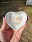 Animal Ghosties Hand Painted Heart Trinket Tray