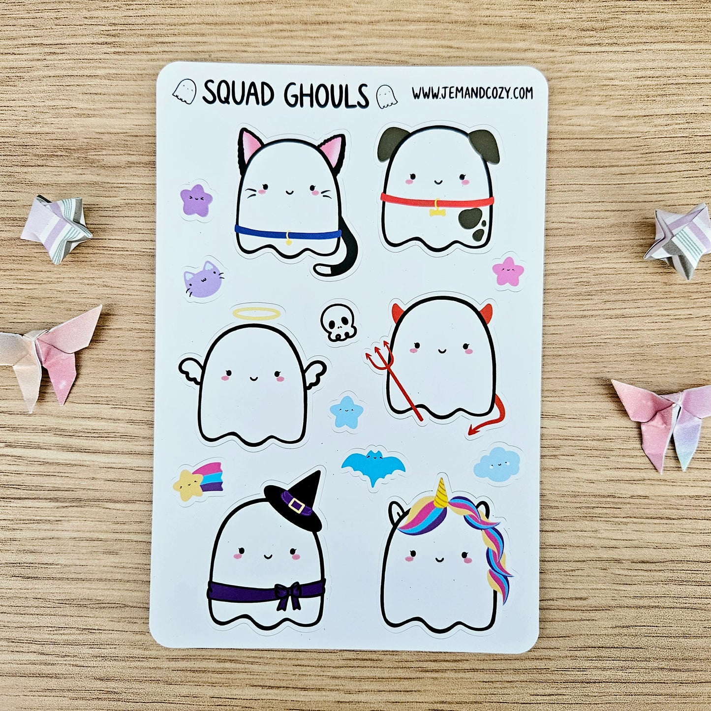 Original Squad Ghouls Sticker Sheet (4x6")