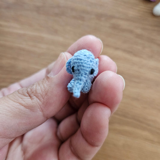 Imperfect Micro Crochet Baby Elephant
