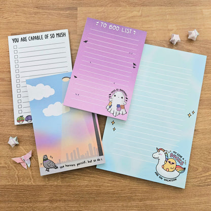 My Give a Ducks are on Vacation Notepad
