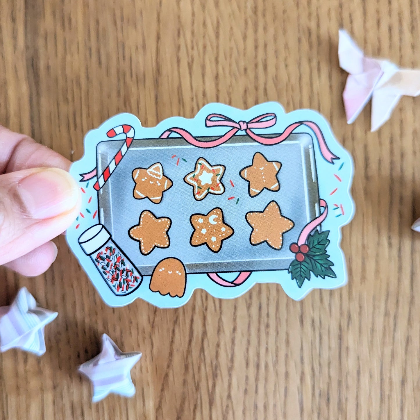 Gingerstar Cookie Tray Vinyl Sticker