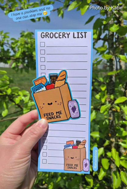 Feed Me Snacks Vinyl Sticker