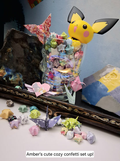 Cozy Confetti - Sticker and Origami Confetti Scoop!