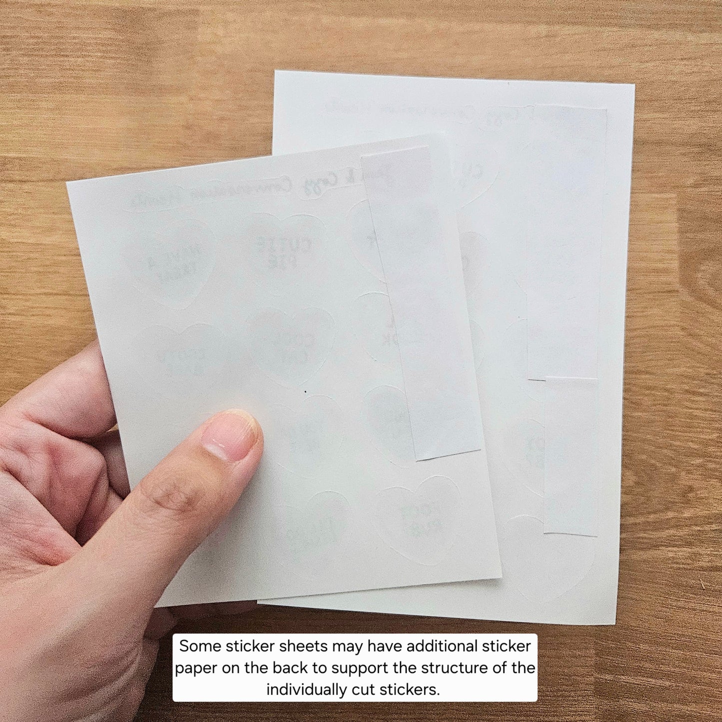 SALE Conversation Hearts Journal Sticker Sheet