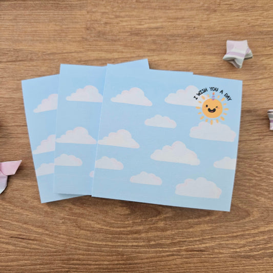 I Wish You a Day Sticky Notes