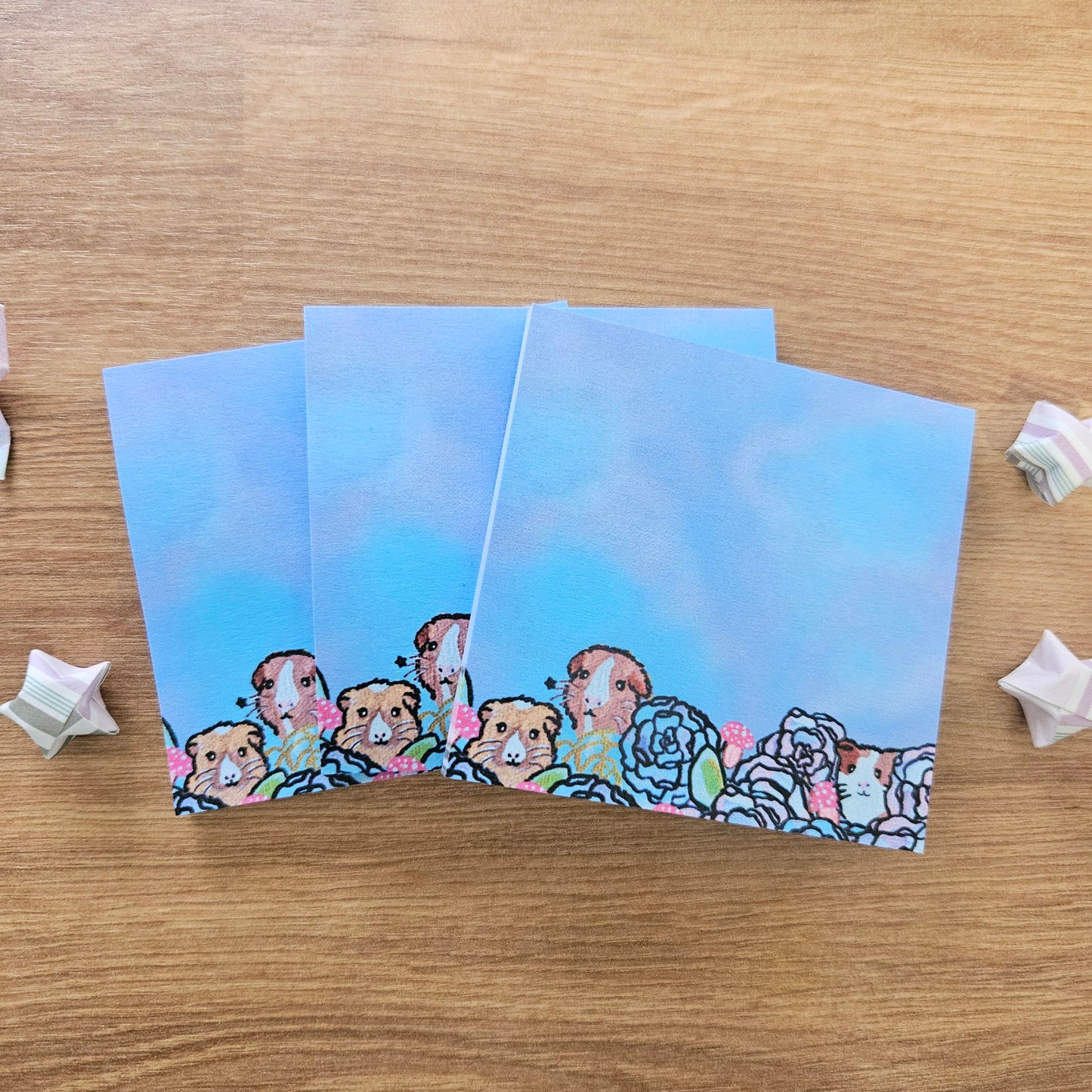 Guinea Pig Garden Sticky Notes