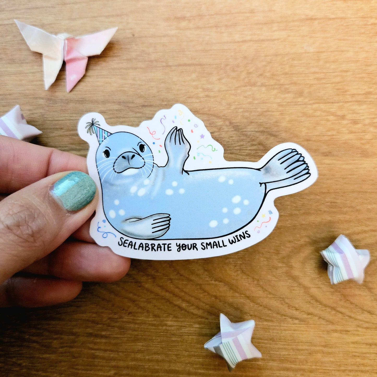 Sealabrate Your Small Wins Vinyl Sticker
