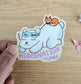 Hibernation Mode Polar Bear Vinyl Sticker
