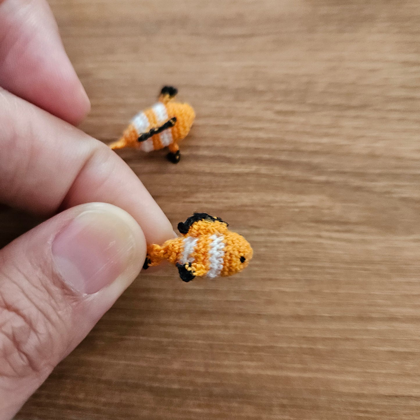 Imperfect Micro Crochet Clown Fish