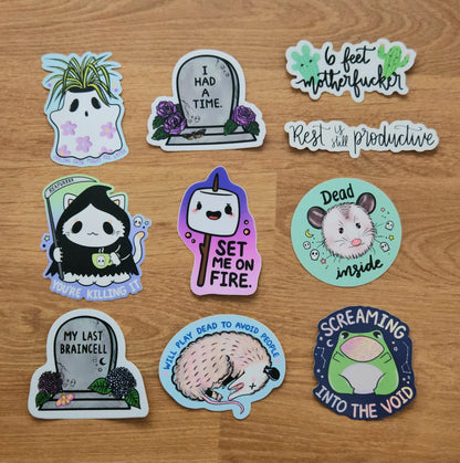 The Casket Basket Dark Humor BUNDLE (Set of 10)