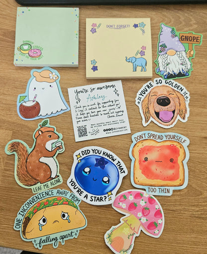 Donut Stress Just Do Your Best Sticky Notes