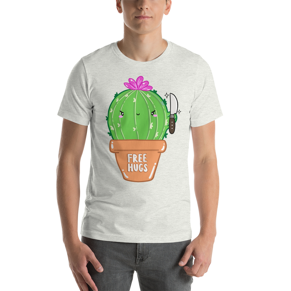 Free Hugs Cactus Unisex T-Shirt