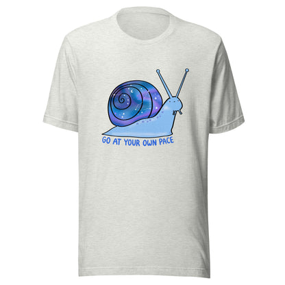 Go At Your Own Pace Galaxy Snail Unisex T-Shirt