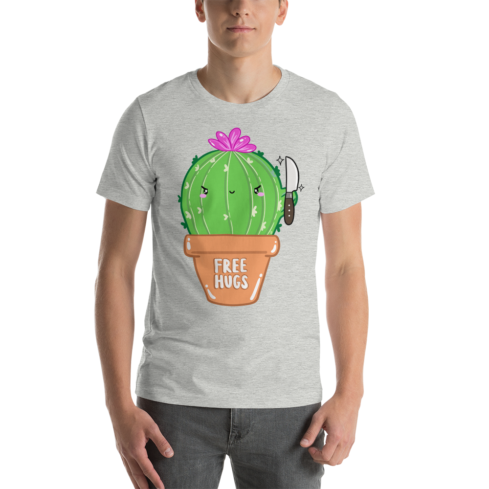 Free Hugs Cactus Unisex T-Shirt