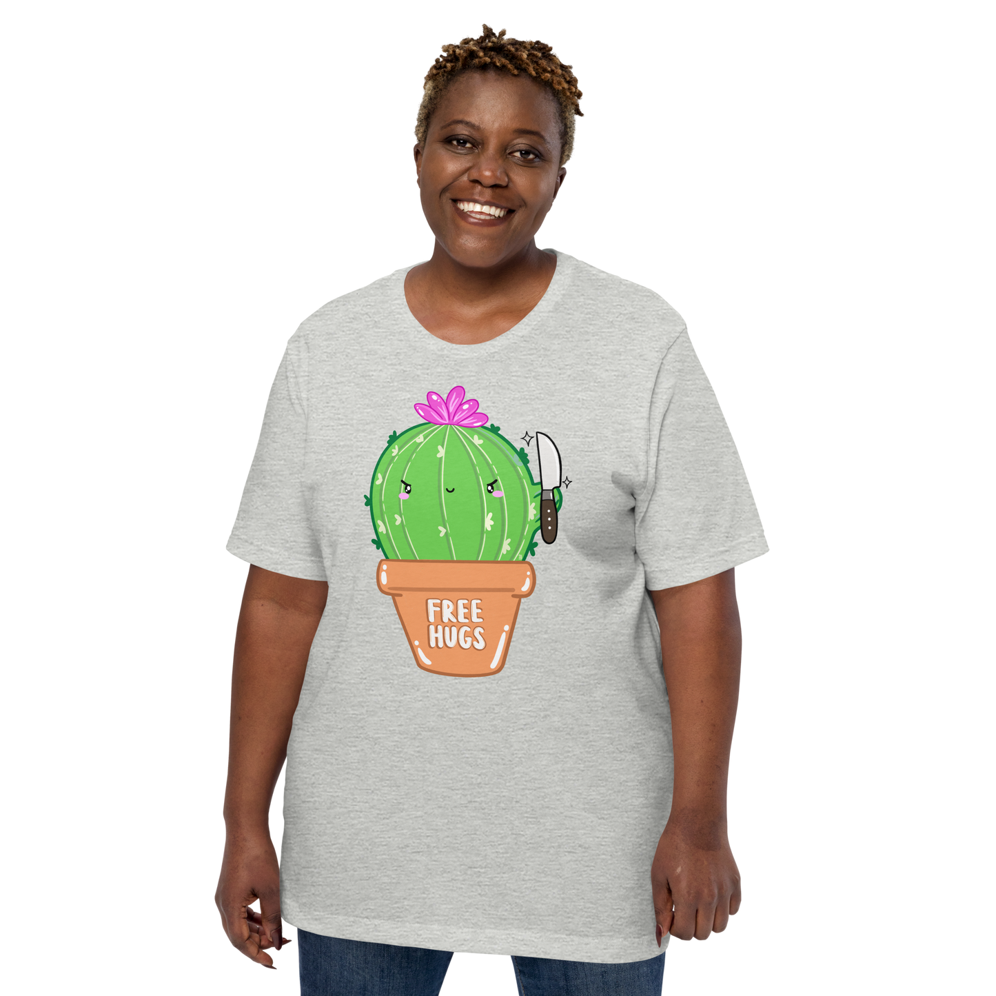 Free Hugs Cactus Unisex T-Shirt