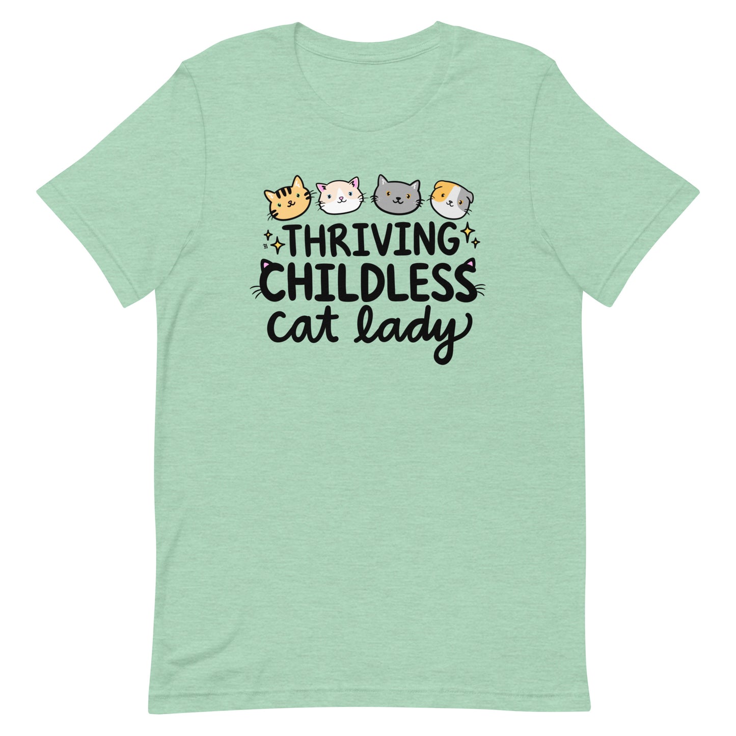 Thriving Childless Cat Lady Unisex T-shirt