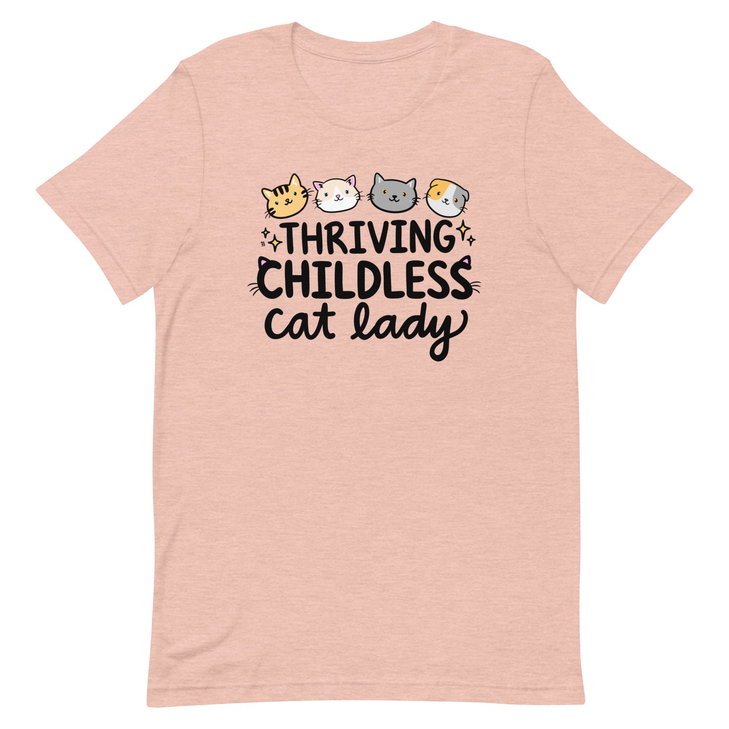 Thriving Childless Cat Lady Unisex T-shirt