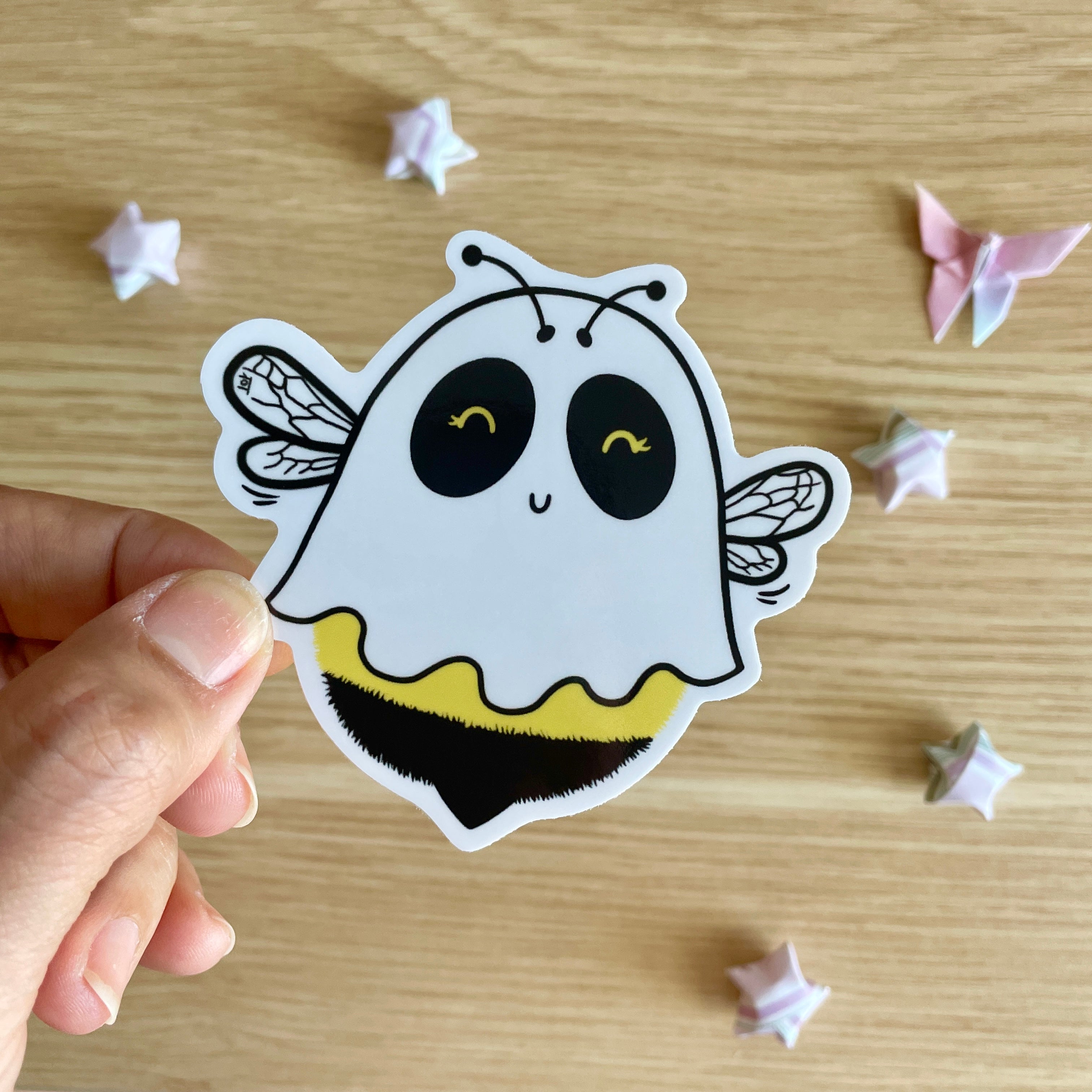 Boo Bee Vinyl Sticker – Jem and Cozy