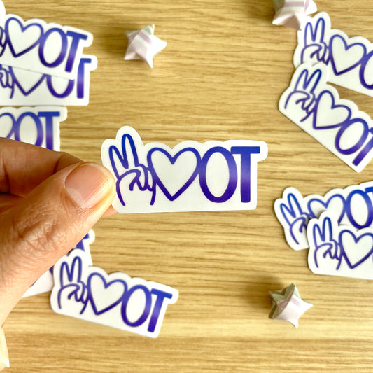 Peace Love OT Mini Sticker