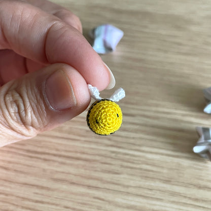 Micro Crochet Baby Bumblebee