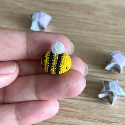 Micro Crochet Baby Bumblebee