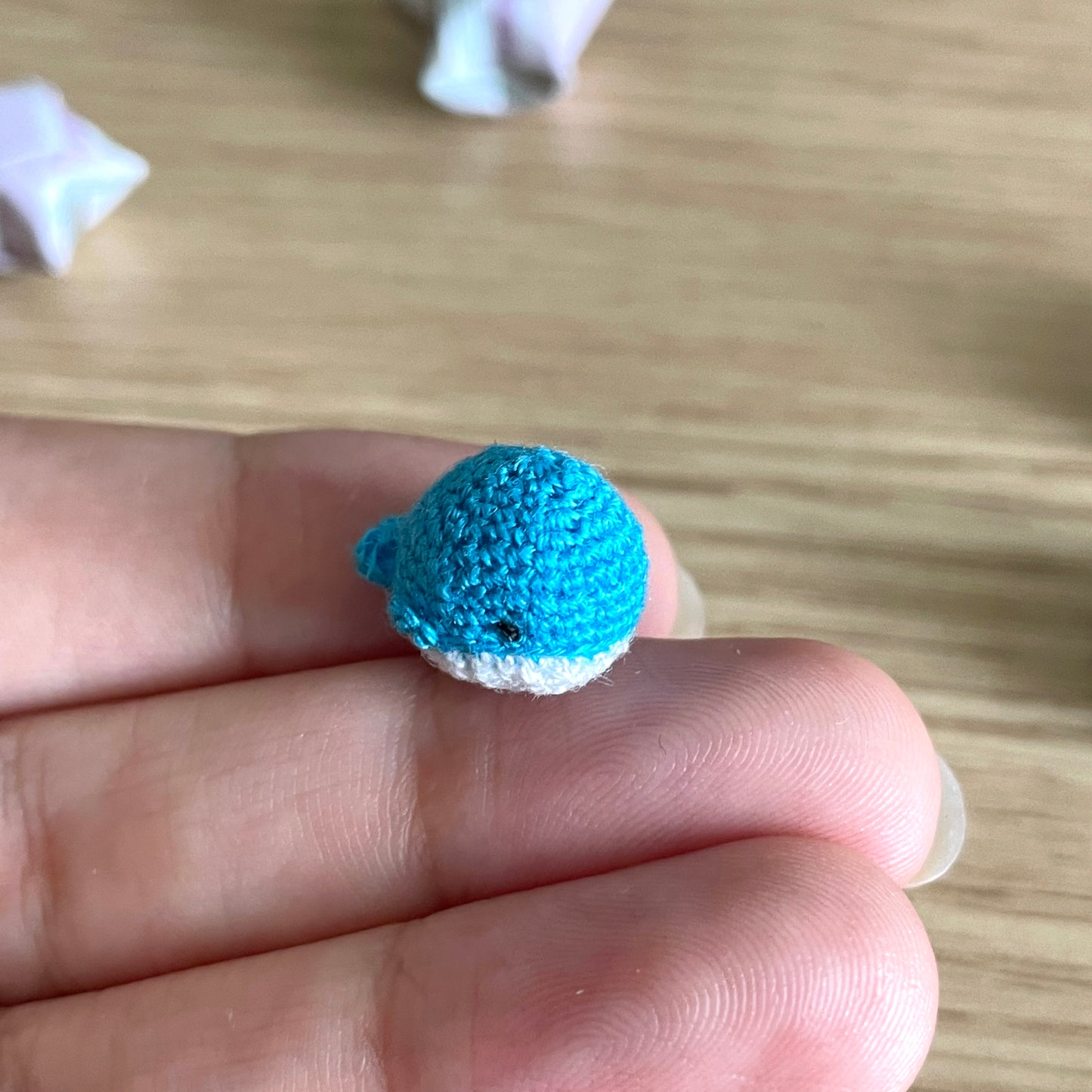 Micro Crochet Baby Whale