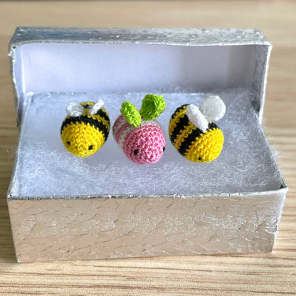 Micro Crochet Baby Bumblebee