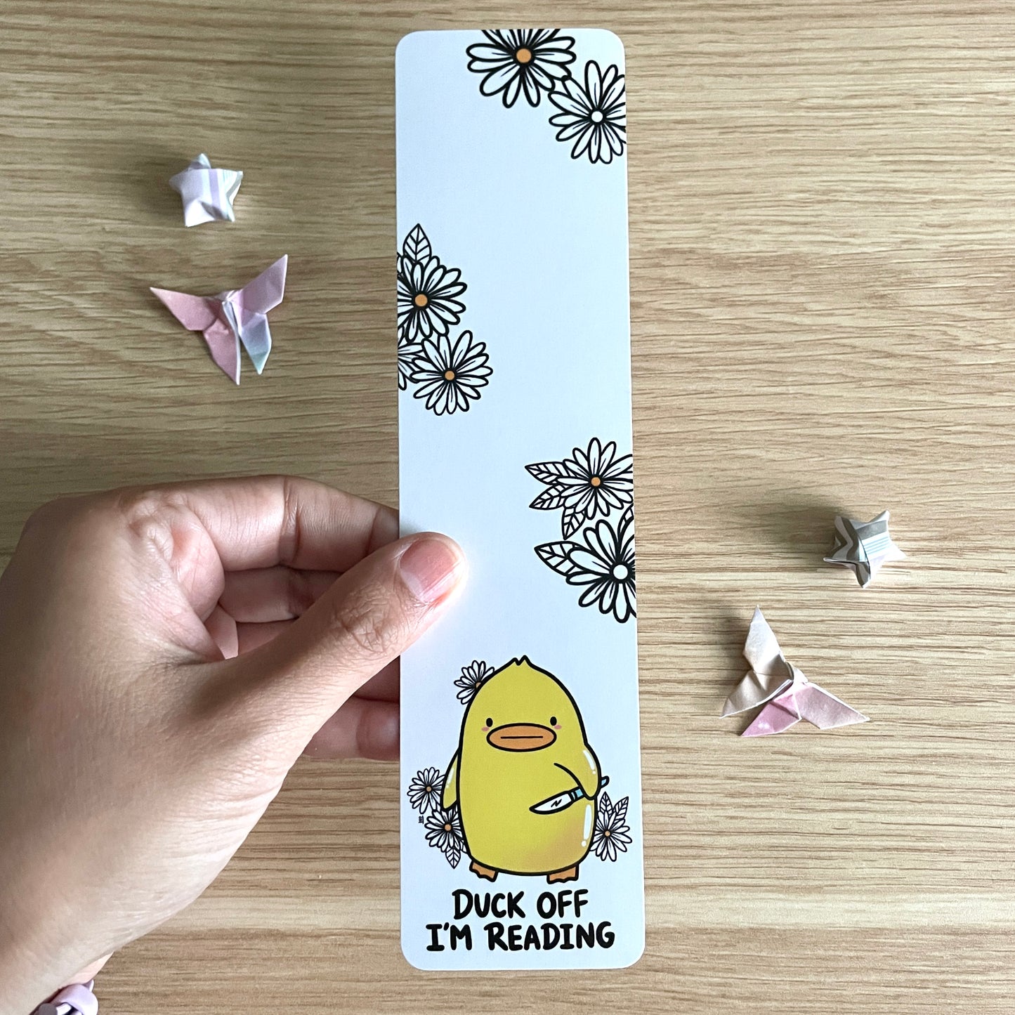 Duck Off I'm Reading Bookmark