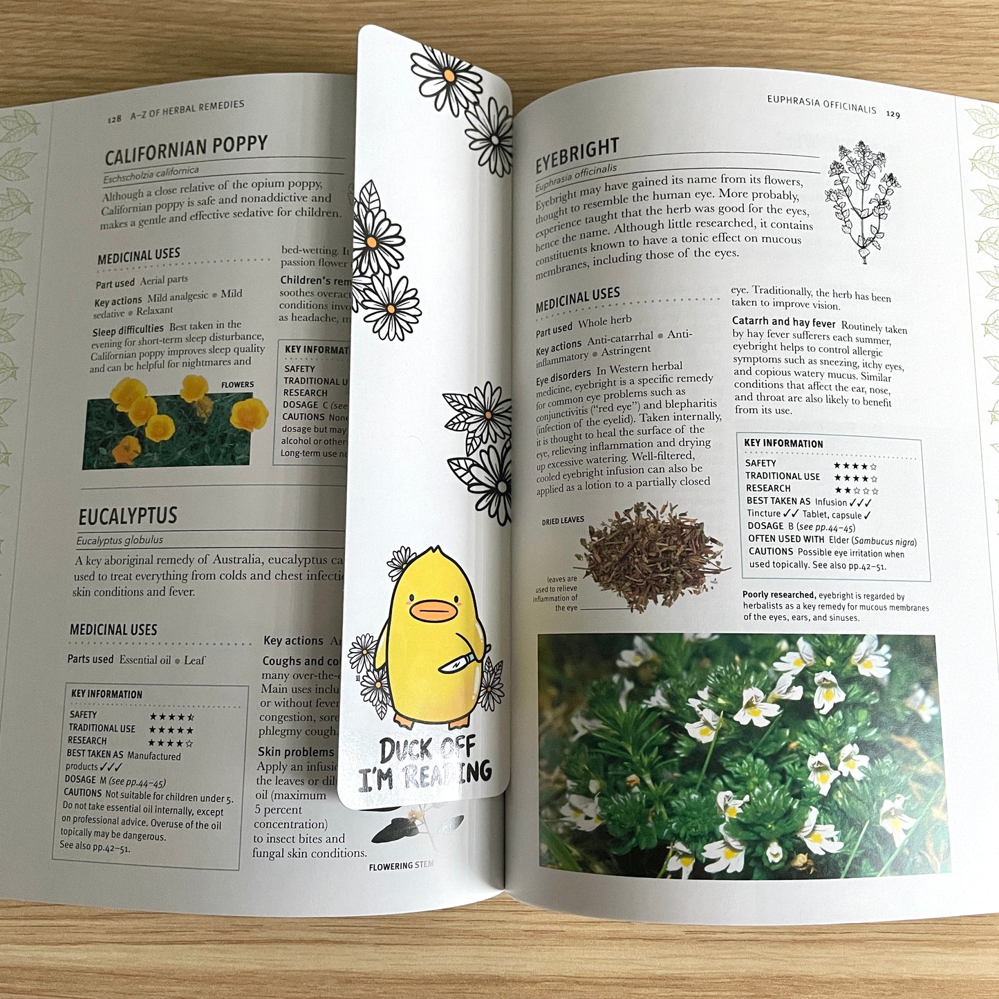 Duck Off I'm Reading Bookmark