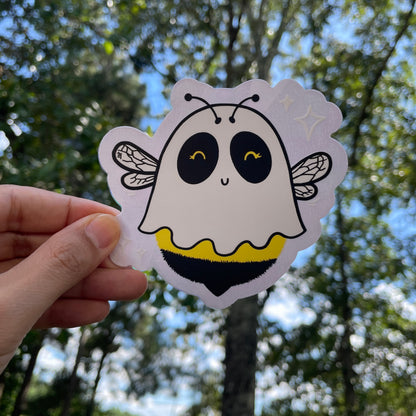Boo Bee Rainbow Decal Suncatcher
