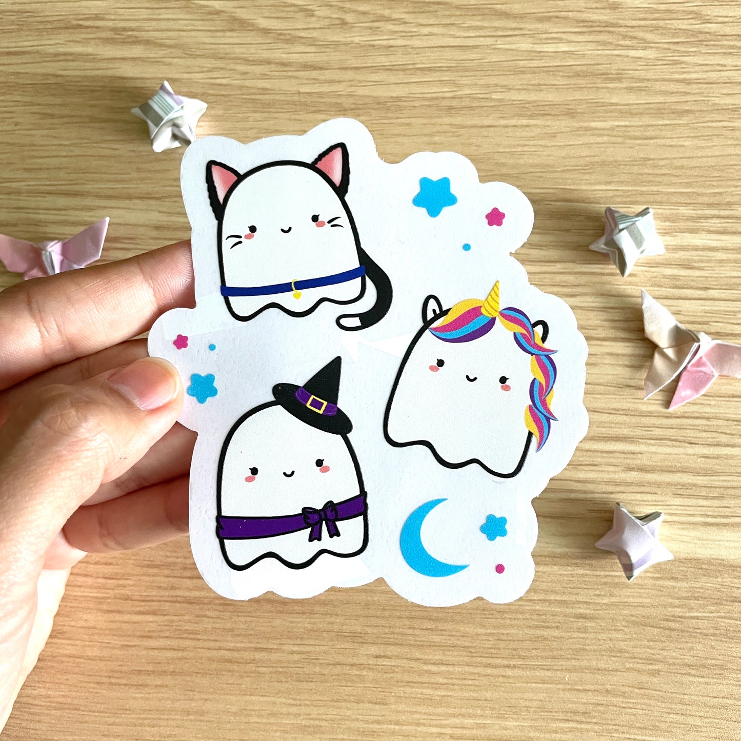 Squad Ghouls Rainbow Decal Suncatcher