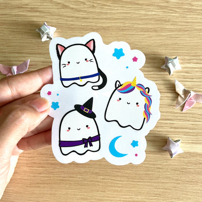 Squad Ghouls Rainbow Decal Suncatcher