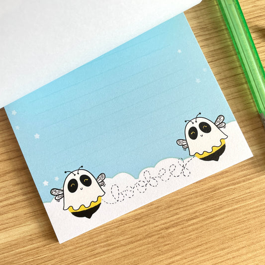 Boo Bees Note Pad