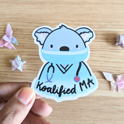 Koalified MA Medical Assistant Sticker