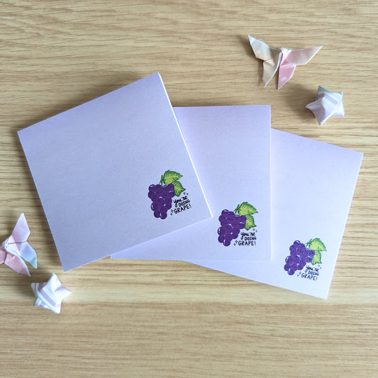 LAST CHANCE You're Doing Grape Sticky Notes