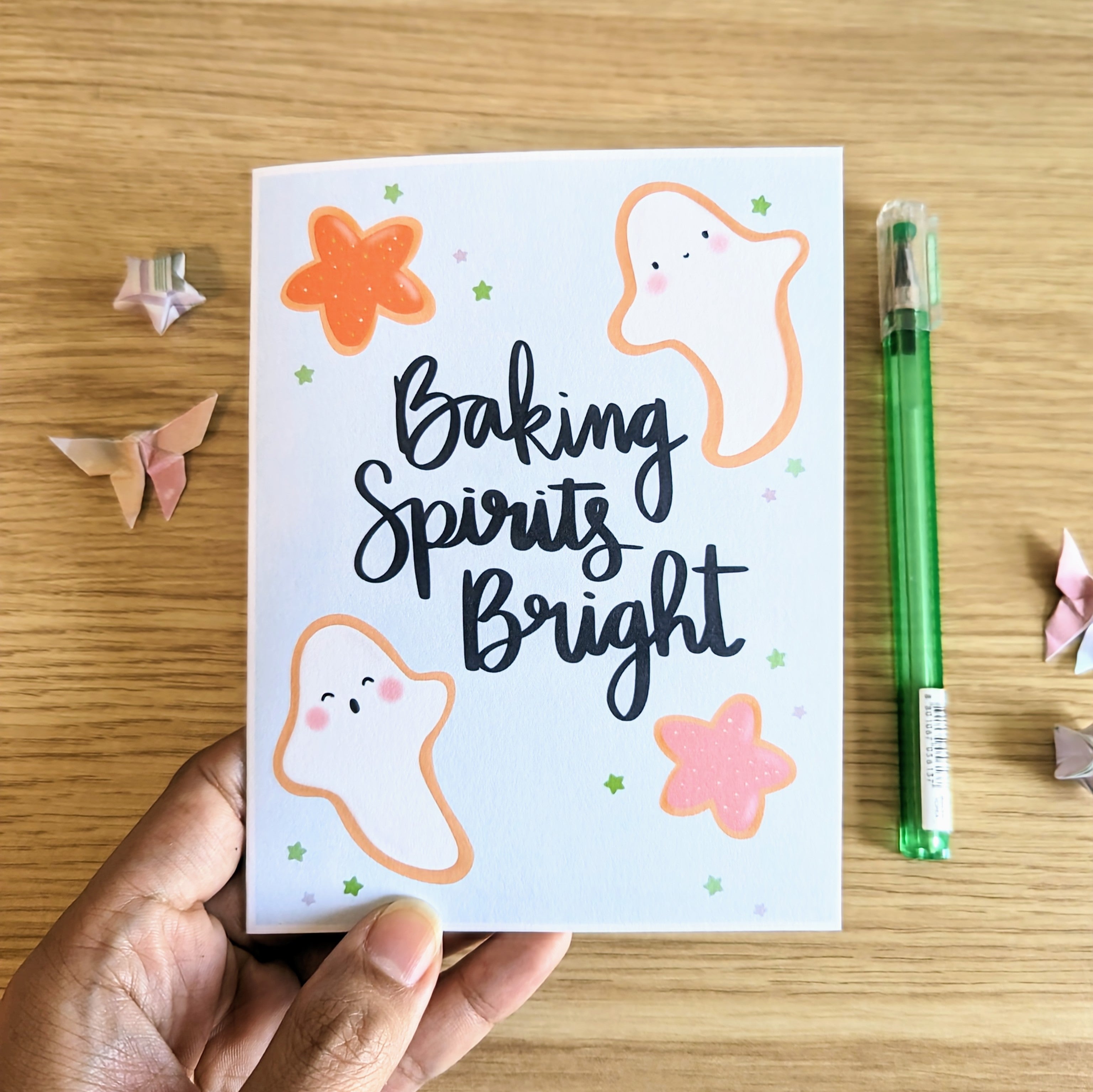 Baking Spirits Bright Blank Greeting Card – Jem and Cozy