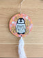 Penguin on Holiday - Handpainted Wooden Ornament