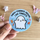 Throw Kindness Around Like Confetti Ghost Sticker