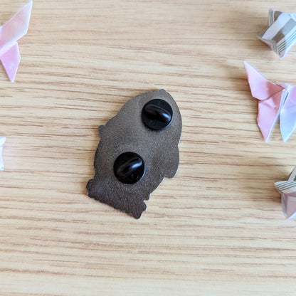 Duck Off Enamel Pin