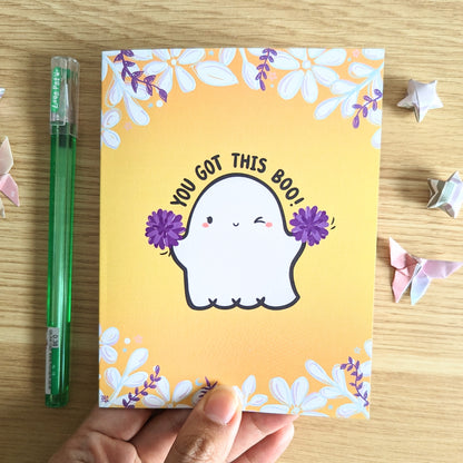 You Got This Boo Blank Greeting Card