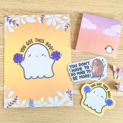 Sunset You Got This Boo Sticky Notes