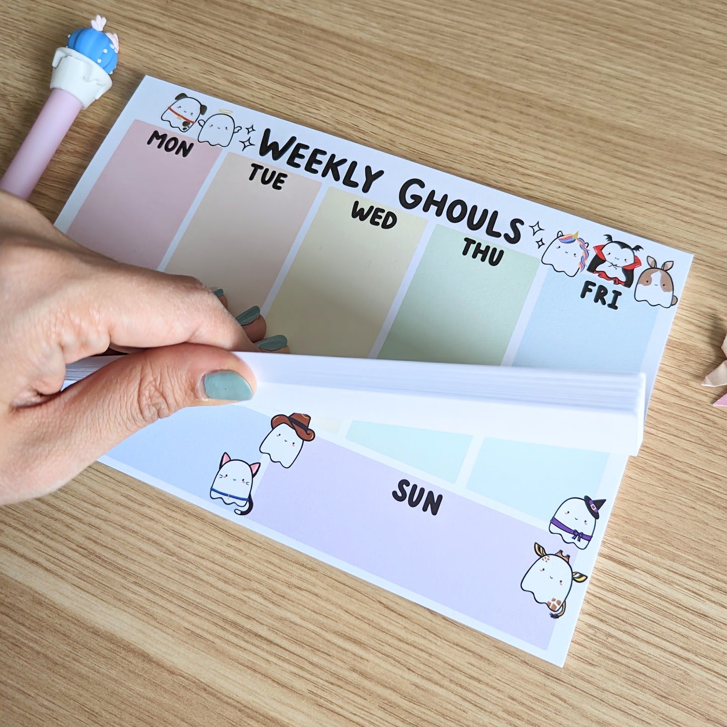 Weekly Ghouls Weekly Planner Pad