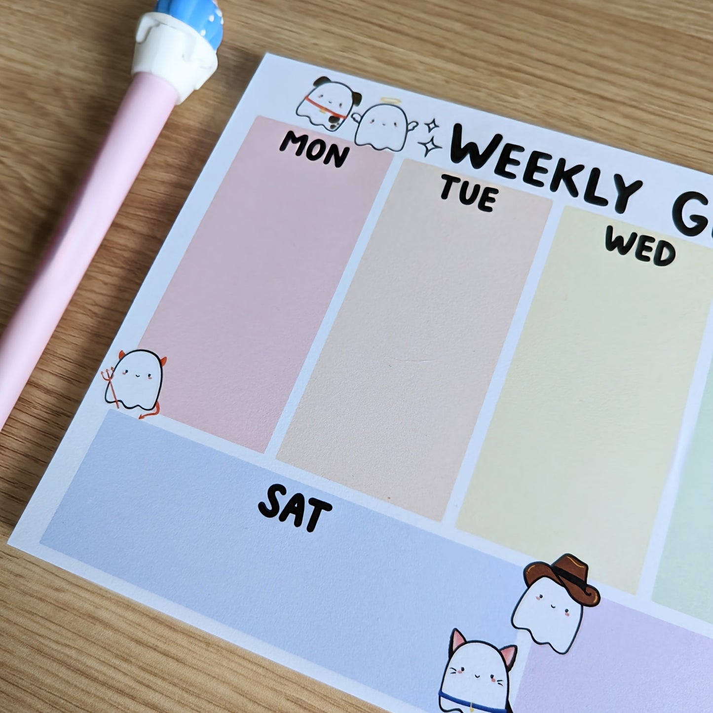 Weekly Ghouls Weekly Planner Pad
