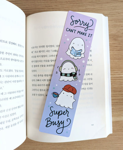 Can't Make It Super Busy Bookmark