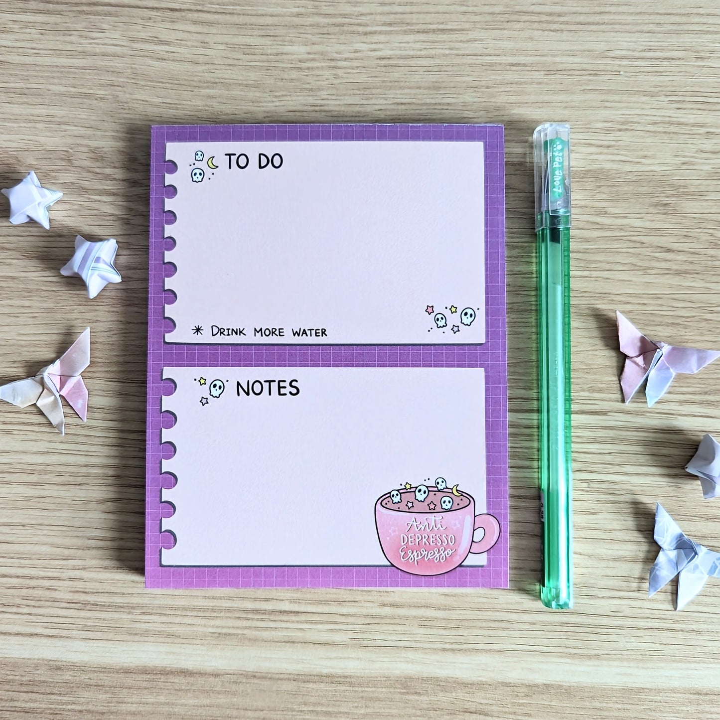 SALE Grade B Anti Depresso Espresso Notepad